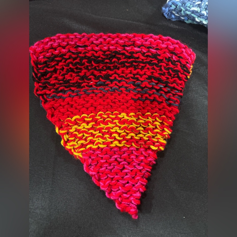 NWOT Knit Dog Bandana